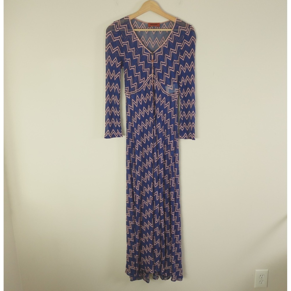 Missoni‎ Duster Cardigan Chevron Cover Up Resort